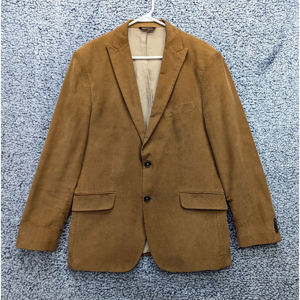 Banana Republic Corduroy Blazer Mens 42R Sports Coat Preppy Classic Work Brown